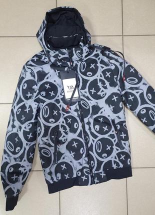 Куртка весняна bihor для підлітка 9-16 років арт.2011, колір сірий, розмір одягу підлітковий (по зросту) 140