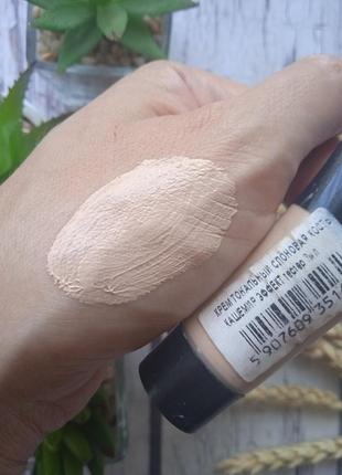 Тональный крем eveline cosmetics touch of cashmere тон слоновая кость2 фото