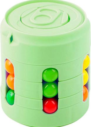 Головоломка-антистрес для дітей банка cans spinner cube (dd1808-25)3 фото