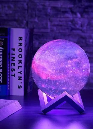 Світильник настільний 3d космос moon-light lamp з акумулятором