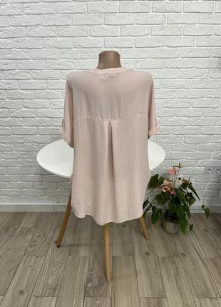 Блузка блуза  цвета чайной розы р 502 фото