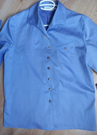 Натуральная блуза, рубашка, 100% коттон4 фото