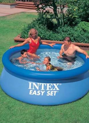 Детский наливной бассейн интекс для дома и дачи на 886 литров, бассейны надувные качественные1 фото