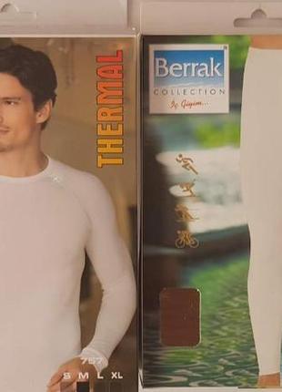 Термокофта лонгслив berrak микрофлис s-xl арт.588, чорний, m