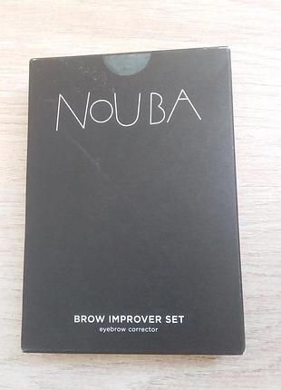 Оригинальный сет тени для бровей nouba brow imprower set 10 blonde