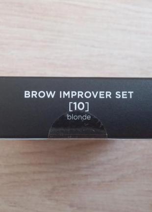 Оригинальный сет тени для бровей nouba brow imprower set 10 blonde