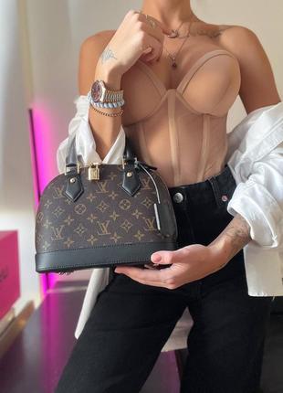 Сумочка в стиле louis vuitton / lv alma brown / сумочка на осень4 фото