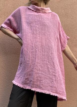 Льняная туника/ футболка