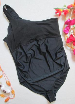 Шикарный слитный черный купальник для беременных на одно плечо asos 🌺🌴🌺6 фото