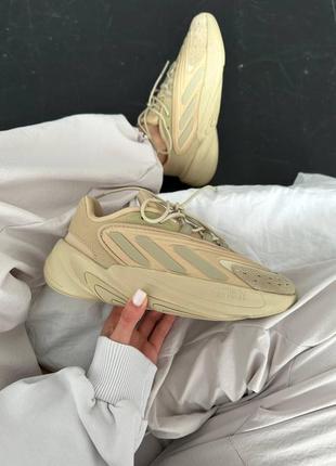 Жіночі кросівки adidas ozelia beige