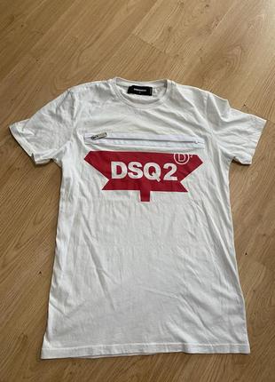 Dsquared2 zip t-shirt мужская премиальная футболка дискваред)1 фото