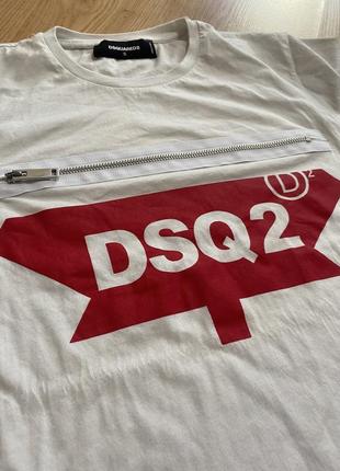 Dsquared2 zip t-shirt мужская премиальная футболка дискваред)2 фото