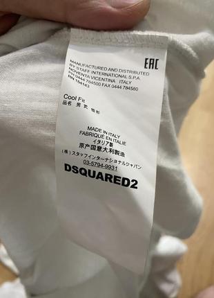 Dsquared2 zip t-shirt мужская премиальная футболка дискваред)4 фото