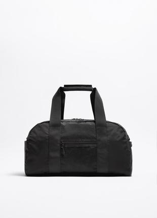 Zara объемная сумка через плечо, идеально подойдет для спорт зала