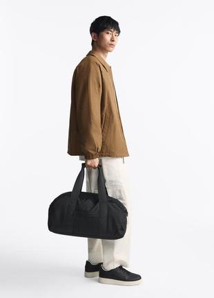 Zara об‘ємна сумка через плече, ідеально підійде для спорт залу6 фото