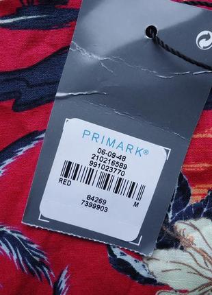 Сорочка гавайська primark reg fit cotton гайка нова 2022 г (m)5 фото