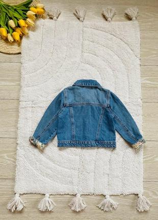 Стильная джинсовая куртка tu (1,5-2р)▪️3 фото