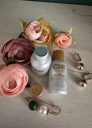 Рідкий шовк масло для волосся chi keratin silk infusion 15 ml оригінал2 фото