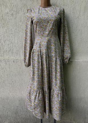 Never fully dressed макси платье в цветочный принт