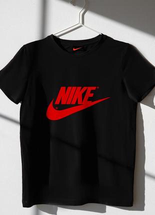 Жіноча футболка оверсайз oversize nike найк чорна