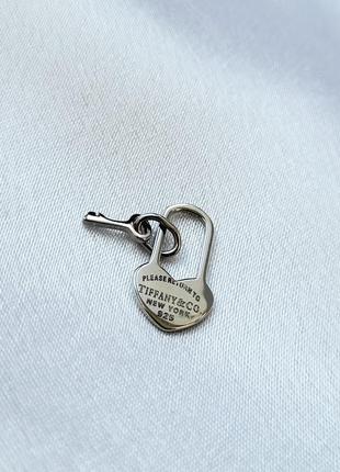 Серебряная подвеска подвес кулон сердце  без камней серебро 925 пробы родированное п2/1040