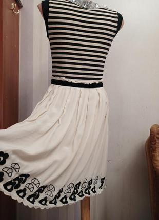 Дизайнерское платье сарафан шелк дизайнерское платье miu miu 38 р м с вышивка бисер7 фото