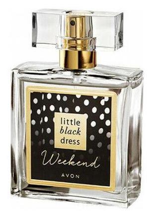 Парфумна вода avon little black dress weekend для неї, 50 мл