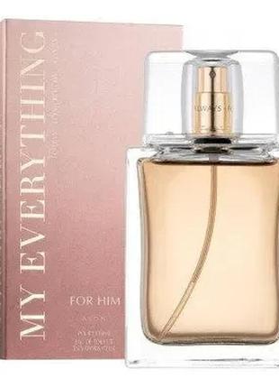 Туалетная вода avon tta my everything для него, 75 мл