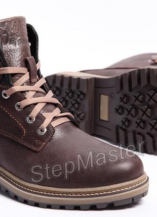 Ботинки кожаные зимние combat boots4 фото