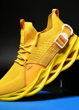 Спортивные (женские) кроссовки «fashion sport» желтого цвета, 37 размер