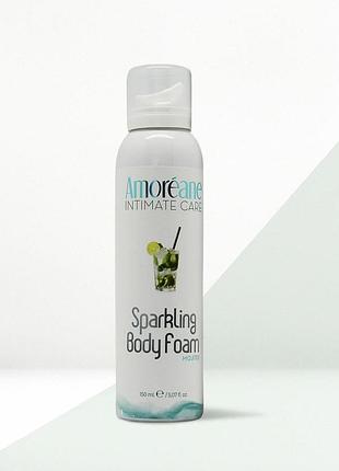 Массажная пена amoreane sparkling body foam mojito (150 мл)
