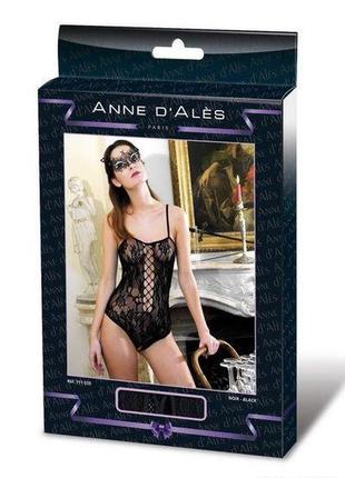 Боди-сетка anne de ales baroque black m/l3 фото