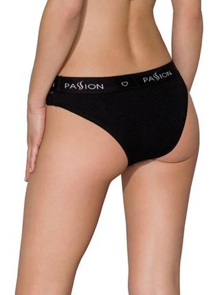 Трусики с прозрачной вставкой passion ps006 panties black, size m2 фото