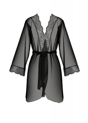 Amberly peignoir black 6xl/7xl - passion3 фото