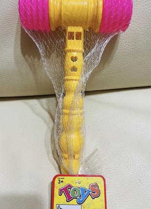 Молоточок для малюків, 23 см, свисток, звук