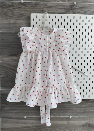 Платье муслин праздничное нарядное, нарядное муслиновое платье