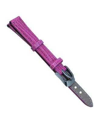 Ремешок для часов кожаный с тиснением размер 12 мм