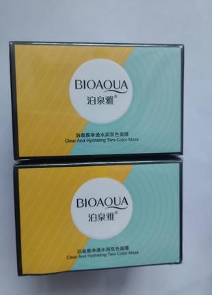 Подвійна маска для обличчя bioaqua ban bang mask, 100 г3 фото