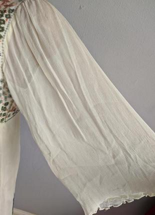 Ексклюзивна сукня із натурального шовку, ручна робота.9 фото