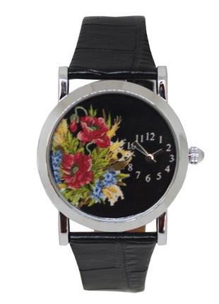 Часы женские дизайнерские полевые цветы
