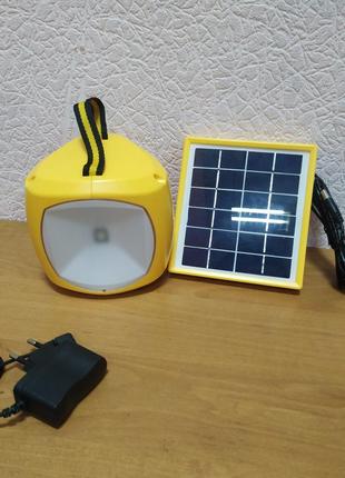 Кемпінговий ліхтар повер банк з сонячною батареєю