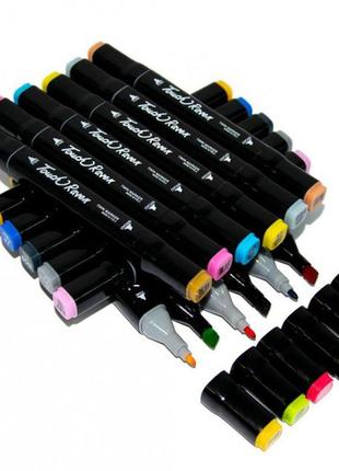 Набір скетч-маркерів 60 яскравих кольорів3 фото