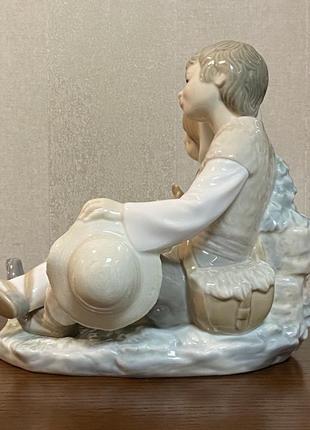 Фарфоровая статуэтка lladro «дружба».3 фото