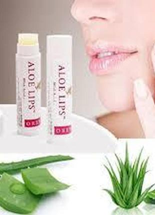 Гігієнічна помада алое ліпс/aloe lips hygienic lipstick2 фото