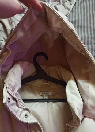Крутезный укороченный пуховик женский экокожа стильный беж торг зимняя куртка оверсайз7 фото