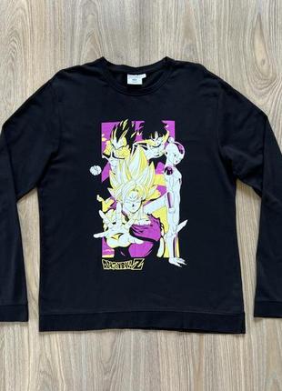 Мужской хлопковый свитшот кофта с принтом primark dragon ball z