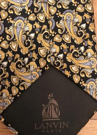 Краватка в принт пейслі lanvin 2