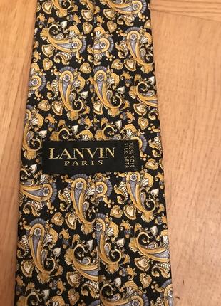 Галстук в принт пейсли lanvin3 фото