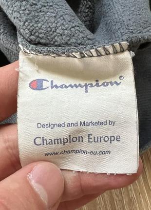 Подростковая хлопковая худи с нашивкой champion7 фото