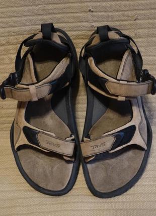 Отличные открытые кожаные сандалии teva terra luxe universal driftwood sport sandals 43 р.3 фото